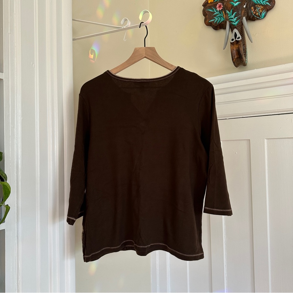 Dressbarn Y2K Butterfly Shirt - Picture 2 of 4